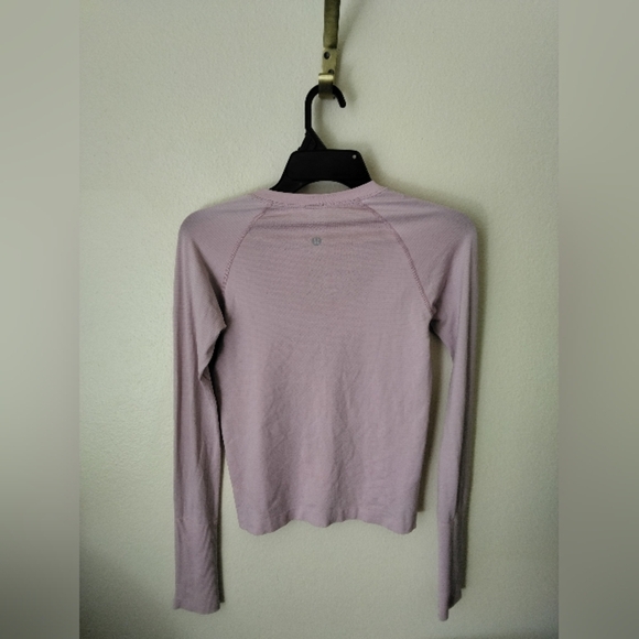Lululemon Swiftly Tech Long-Sleeve Shirt 2.0 *Waist Length Pink Tide / Pink Tide - Picture 4 of 8